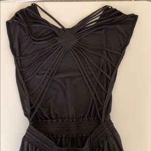 Strapped back jumpsuit